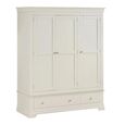 Paisley Cream Painted 3 Door Wardrobe