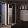 Paris Cashmere 2 Door Tall Wardrobe - 1 Mirror