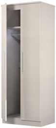 Paris Cashmere Gloss 2 Door Plain Tall Wardrobe