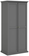 Paris Grey 2 Door Wardrobe
