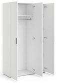 Pepe White 3 Door Triple Wardrobe
