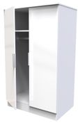 Plymouth White Gloss Midi Wardrobe