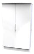 Plymouth White Gloss Midi Wardrobe