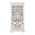 Quintana Wardrobe - Washed Carved - Mango Wood - 2 Door