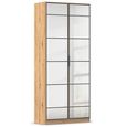 Rauch Acero 91cm 2 Door Mirrored Wardrobe - Artisan Oak