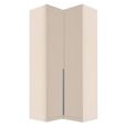 Rauch Alabama 100cm 2 Door Corner Wardrobe - Champagne