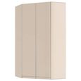 Rauch Alabama 117cm 2 Door Corner Wardrobe - Champagne