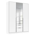 Alabama Wardrobe - 136cm - 3 Door - Combi - Alpine White