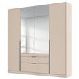 Alabama Wardrobe - 181cm - 4 Door - Combi - Champagne