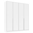 Alabama Wardrobe - 181cm - 4 Door - Alpine White