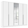 Alabama Wardrobe - 226cm - 5 Door - Combi - Alpine White