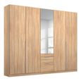 Alabama Wardrobe - 226cm - 5 Door - Combi - Sonoma Oak