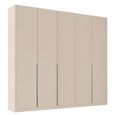 Alabama Wardrobe - 226cm - 5 Door - Champagne