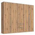 Alabama Wardrobe - 226cm - 5 Door - Drawer - Artisan Oak