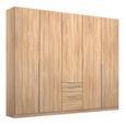 Alabama Wardrobe - 226cm - 5 Door - Drawer - Sonoma Oak