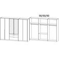 Rauch Alabama 271cm 6 Door Combi Wardrobe - Alpine White