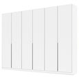 Alabama Wardrobe - 271cm - 6 Door - Alpine White