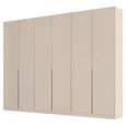 Alabama Wardrobe - 271cm - 6 Door - Champagne