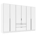 Alabama Wardrobe - 271cm - 6 Door - Drawer - Alpine White