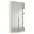 Rauch Alabama 91cm 2 Door Mirrored Wardrobe - Champagne