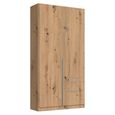 Rauch Alabama 91cm 2 Door Wardrobe with Drawer - Artisan Oak