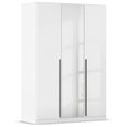 Rauch Alba 136cm 3 Door Mirror Wardrobe - Alpine White