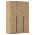 Rauch Alba 136cm 3 Door Wardrobe - Artisan Oak