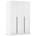 Rauch Alba 136cm 3 Door Wardrobe - White Gloss