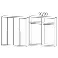 Rauch Alba 181cm 4 Door Wardrobe - White Gloss