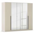 Rauch Alba 226cm 5 Door Mirror Wardrobe - Champagne