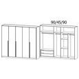Rauch Alba 226cm 5 Door Wardrobe - Champagne