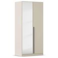 Rauch Alba 91cm 2 Door Mirror Wardrobe - Champagne