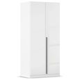 Rauch Alba 91cm 2 Door Wardrobe - White Gloss