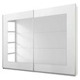 Rauch Alegro 271cm 2 Door Sliding Wardrobe with Mirror - Alpine White
