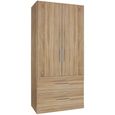 Rauch Alvor 91cm 2 Door Wardrobe - Sonoma Oak