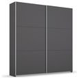 Rauch Aurelio 175cm Metallic Grey 2 Door Sliding Wardrobe