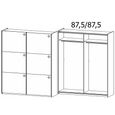 Rauch Aurelio 175cm White Gloss 2 Door Sliding Wardrobe