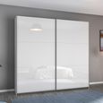 Rauch Aurelio 218cm White Gloss 2 Door Sliding Wardrobe