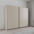 Rauch Aurelio 261cm Champagne 2 Door Sliding Wardrobe