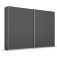 Rauch Aurelio 261cm Metallic Grey 2 Door Sliding Wardrobe
