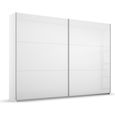 Rauch Aurelio 261cm White Gloss 2 Door Sliding Wardrobe