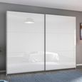 Rauch Aurelio 261cm White Gloss 2 Door Sliding Wardrobe