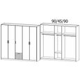 Rauch Bari 226cm 5 Door Wardrobe - Alpine White