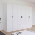 Rauch Bari 271cm 6 Door Wardrobe - Alpine White