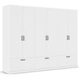 Rauch Bari 271cm 6 Door Wardrobe with Drawers - Alpine White