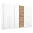 Rauch Bellezza 275cm 6 Door Wardrobe - Alpine White and Artisan Oak
