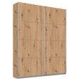 Rauch Belluno 136cm 2 Door Sliding Wardrobe - Artisan Oak