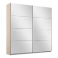 Rauch Belluno 181cm 2 Door Sliding Mirrored Wardrobe - Champagne