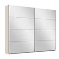 Rauch Belluno 226cm 2 Door Sliding Mirrored Wardrobe - Champagne