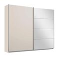 Rauch Belluno 226cm 2 Door Sliding Wardrobe with Mirror - Champagne